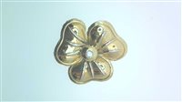 Brooch Sommer Woman in Gold Zirconia FIORE ZIRC DE REGIBUS P Q/Z - FIORE ZIRC DE REGIBUS P Q/Z